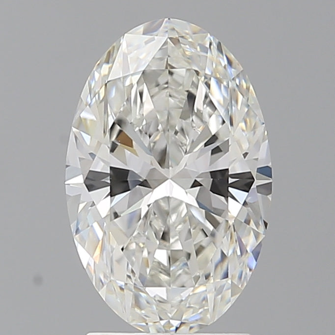 2.52 Carat Oval Shaped, Ideal Cut, F Color, VVS2 Clarity, IGI Certified Lab Grown Diamond