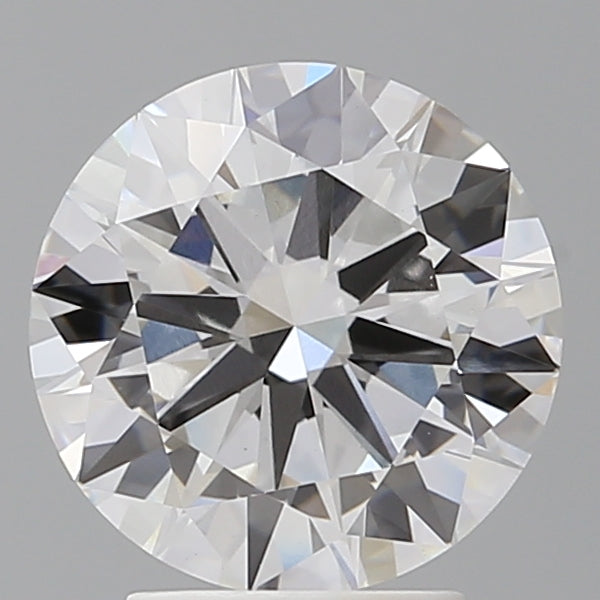 3.03 Carat Round Shaped, Excellent Cut, F Color, VVS2 Clarity, IGI Certified Lab Grown Diamond