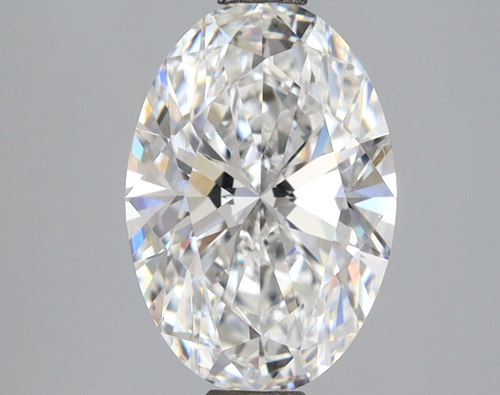 2.55 Carat Oval Shaped, Ideal Cut, D Color, VVS2 Clarity, IGI Certified Lab Grown Diamond