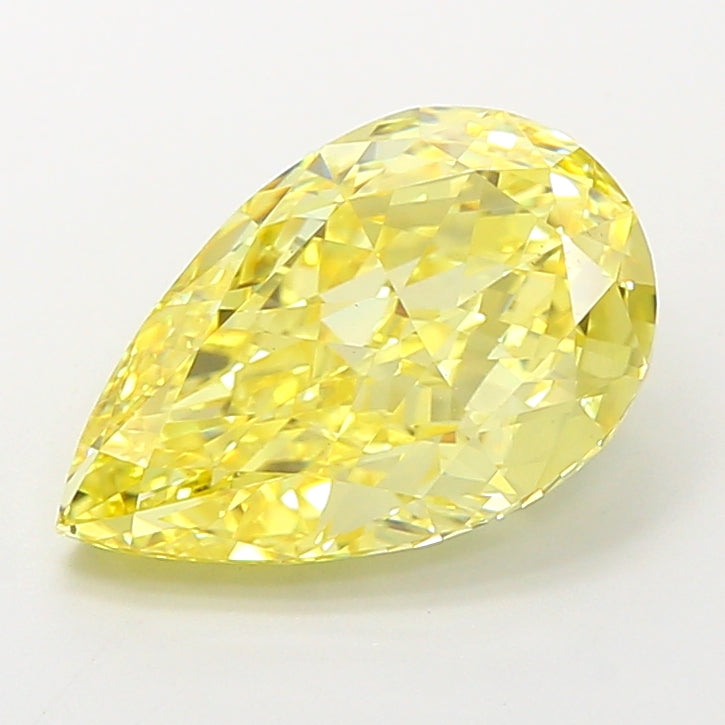 3.05 Carat Pear Shaped, Excellent Cut, VS2 Clarity, IGI Certified Lab Grown Diamond