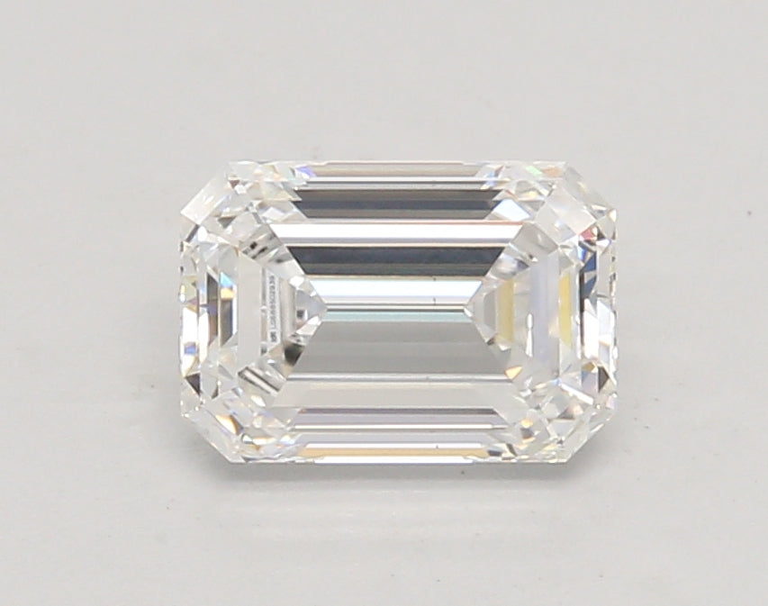 1.33 Carat Emerald Shaped, Ideal Cut, E Color, VS1 Clarity, IGI Certified Lab Grown Diamond