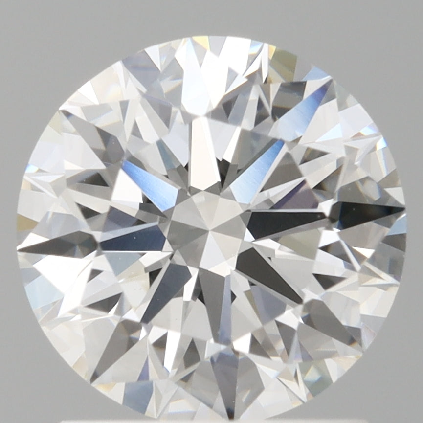 1.57 Carat Round Shaped, Ideal Cut, D Color, VVS2 Clarity, IGI Certified Lab Grown Diamond