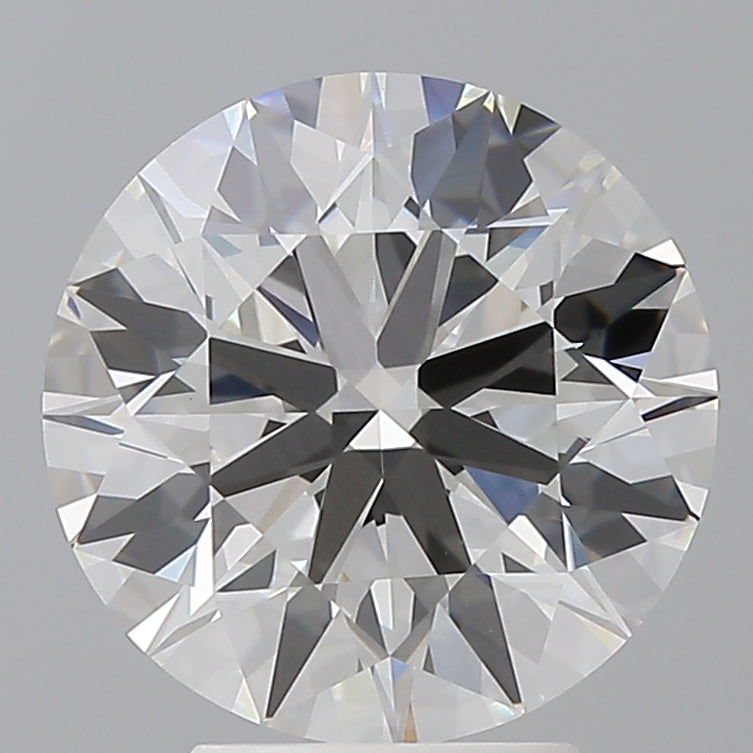 4.01 Carat Round Shaped, Ideal Cut, E Color, VVS2 Clarity, IGI Certified Lab Grown Diamond