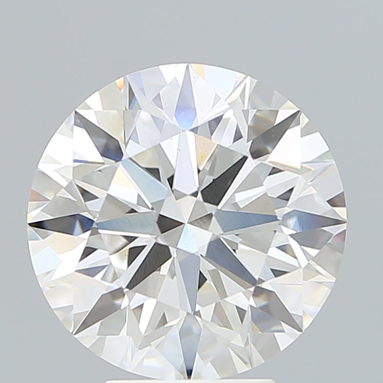 5.28 Carat Round Shaped, Excellent Cut, F Color, VS1 Clarity, IGI Certified Lab Grown Diamond