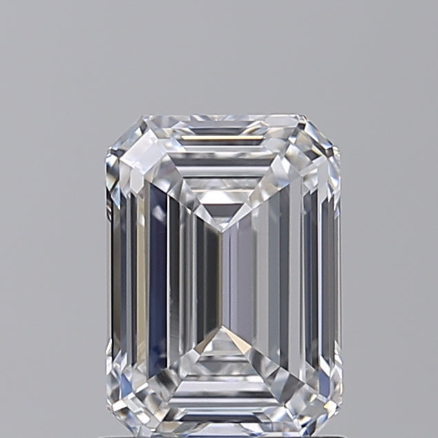 1.51 Carat Emerald Shaped, Ideal Cut, D Color, VS2 Clarity, GIA Certified Lab Grown Diamond