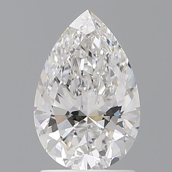 1.59 Carat Pear Shaped, Ideal Cut, D Color, VVS1 Clarity, IGI Certified Lab Grown Diamond