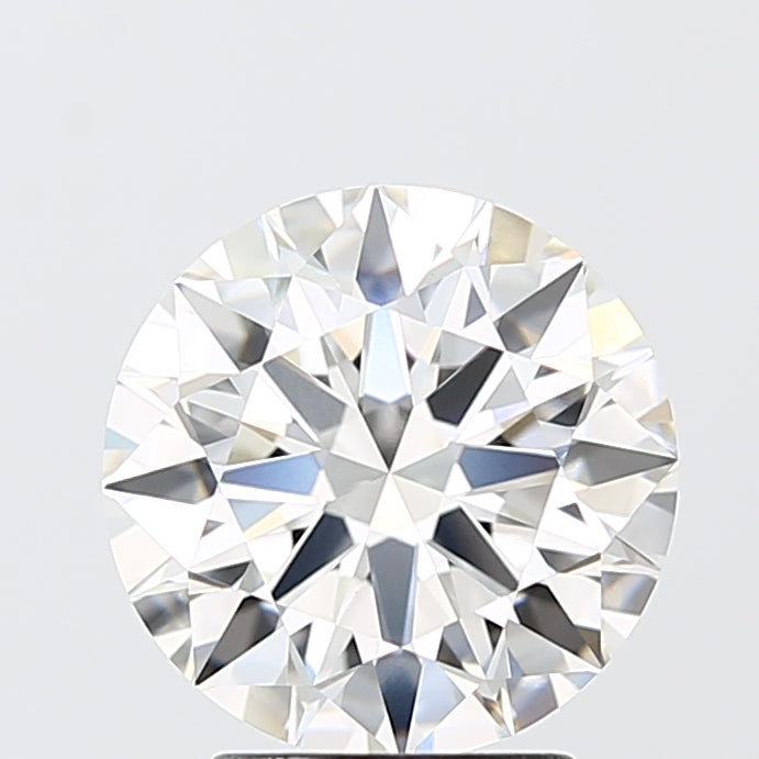 3.05 Carat Round Shaped, Ideal Cut, F Color, VVS2 Clarity, IGI Certified Lab Grown Diamond
