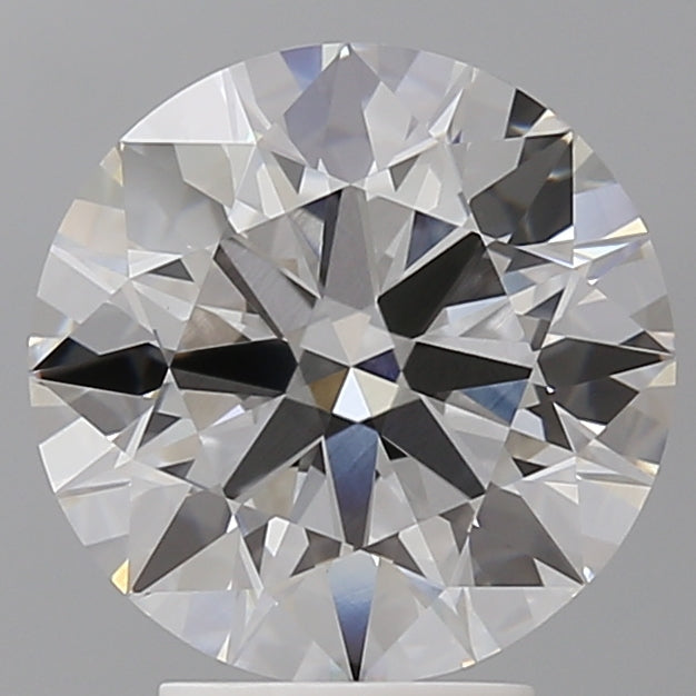 4.00 Carat Round Shaped, Excellent Cut, F Color, VVS2 Clarity, IGI Certified Lab Grown Diamond