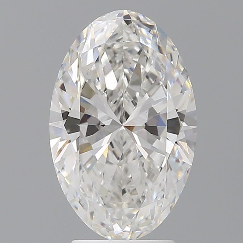 3.57 Carat Oval Shaped, Ideal Cut, F Color, VVS2 Clarity, IGI Certified Lab Grown Diamond
