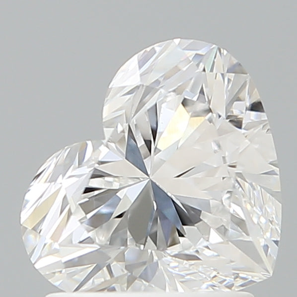 1.60 Carat Heart Shaped, Ideal Cut, E Color, VVS2 Clarity, IGI Certified Lab Grown Diamond