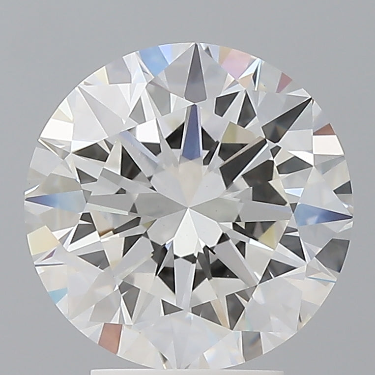 4.03 Carat Round Shaped, Excellent Cut, E Color, VVS2 Clarity, IGI Certified Lab Grown Diamond