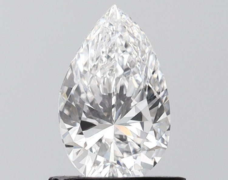 1.00 Carat Pear Shaped, Excellent Cut, D Color, VS1 Clarity, IGI Certified Lab Grown Diamond