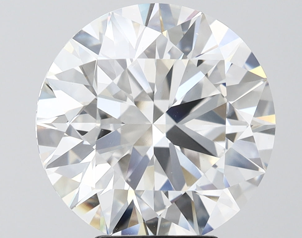 5.60 Carat Round Shaped, Ideal Cut, F Color, VS1 Clarity, IGI Certified Lab Grown Diamond