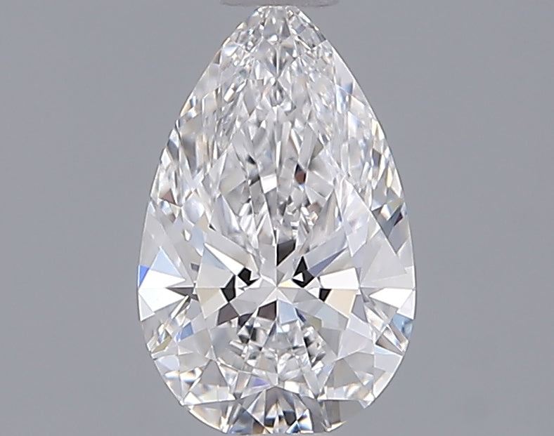 1.06 Carat Pear Shaped, Ideal Cut, D Color, VVS2 Clarity, IGI Certified Lab Grown Diamond