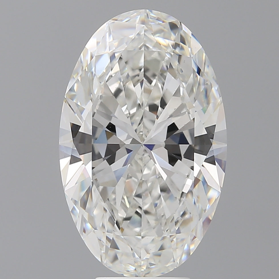 7.09 Carat Oval Shaped, Ideal Cut, F Color, VVS2 Clarity, IGI Certified Lab Grown Diamond