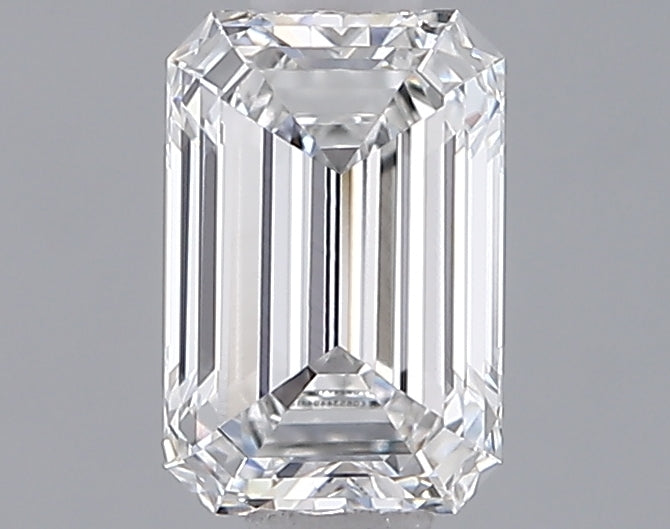 1.01 Carat Emerald Shaped, Ideal Cut, D Color, IF Clarity, IGI Certified Lab Grown Diamond