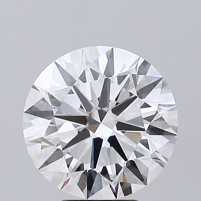 5.25 Carat Round Shaped, Ideal Cut, D Color, VVS2 Clarity, IGI Certified Lab Grown Diamond