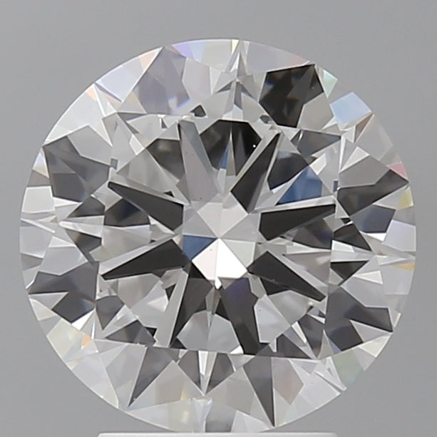 3.52 Carat Round Shaped, Excellent Cut, F Color, VVS2 Clarity, IGI Certified Lab Grown Diamond