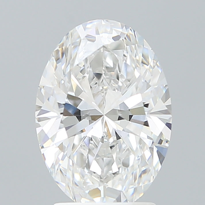 2.70 Carat Oval Shaped, Ideal Cut, D Color, VVS2 Clarity, IGI Certified Lab Grown Diamond