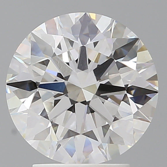 3.10 Carat Round Shaped, Ideal Cut, E Color, VVS2 Clarity, IGI Certified Lab Grown Diamond