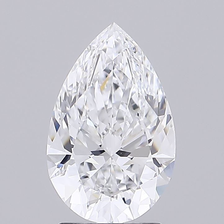 2.23 Carat Pear Shaped, Ideal Cut, D Color, IF Clarity, IGI Certified Lab Grown Diamond