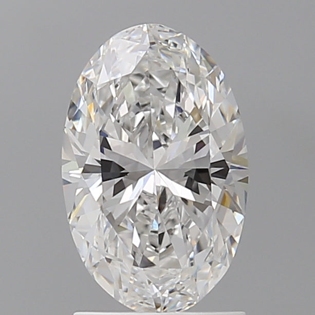 1.58 Carat Oval Shaped, Ideal Cut, E Color, VVS2 Clarity, IGI Certified Lab Grown Diamond