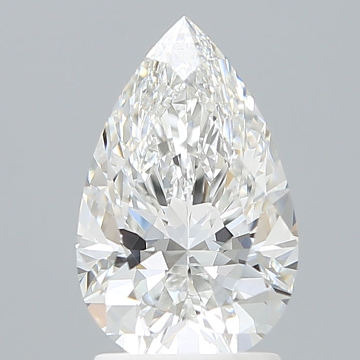 2.08 Carat Pear Shaped, Excellent Cut, E Color, VVS2 Clarity, IGI Certified Lab Grown Diamond