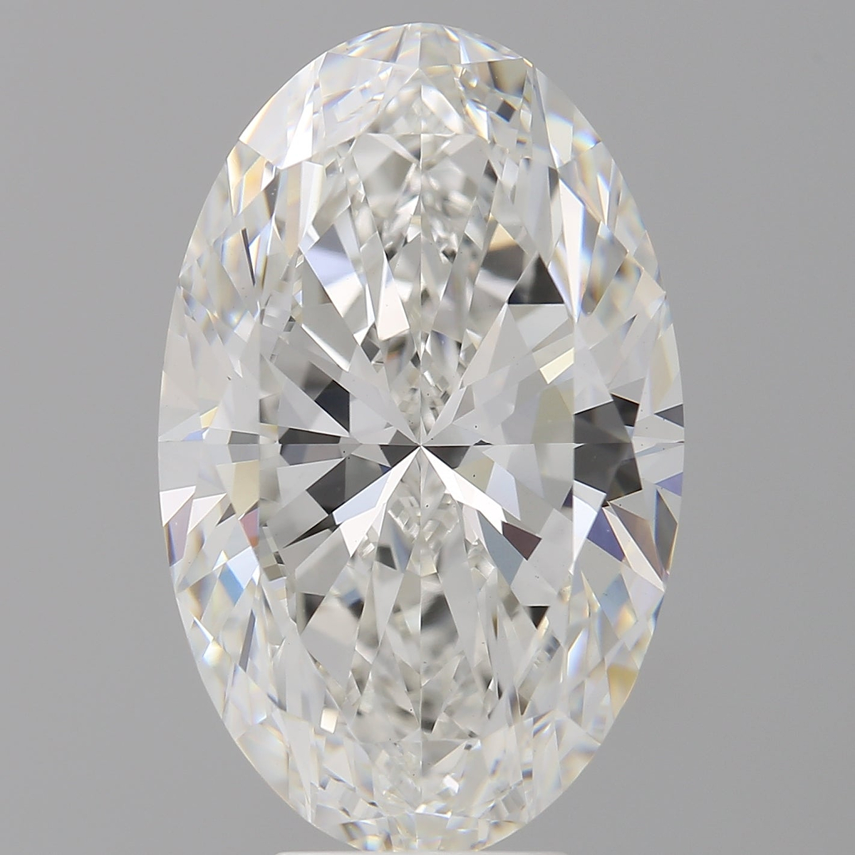 7.50 Carat Oval Shaped, Ideal Cut, F Color, VVS2 Clarity, IGI Certified Lab Grown Diamond