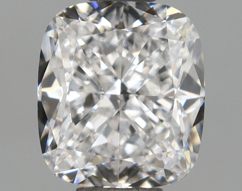 1.51 Carat Cushion Shaped, Ideal Cut, D Color, VVS2 Clarity, IGI Certified Lab Grown Diamond
