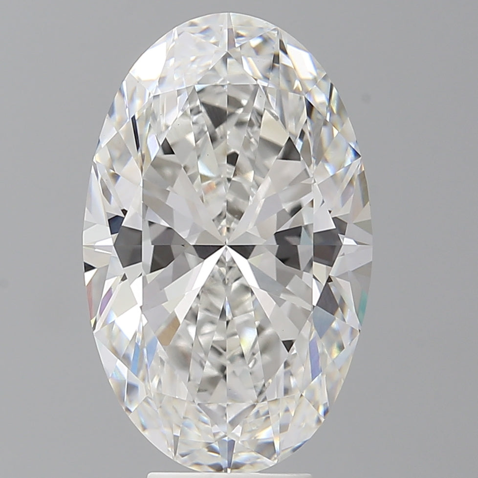 7.10 Carat Oval Shaped, Ideal Cut, E Color, VVS2 Clarity, IGI Certified Lab Grown Diamond
