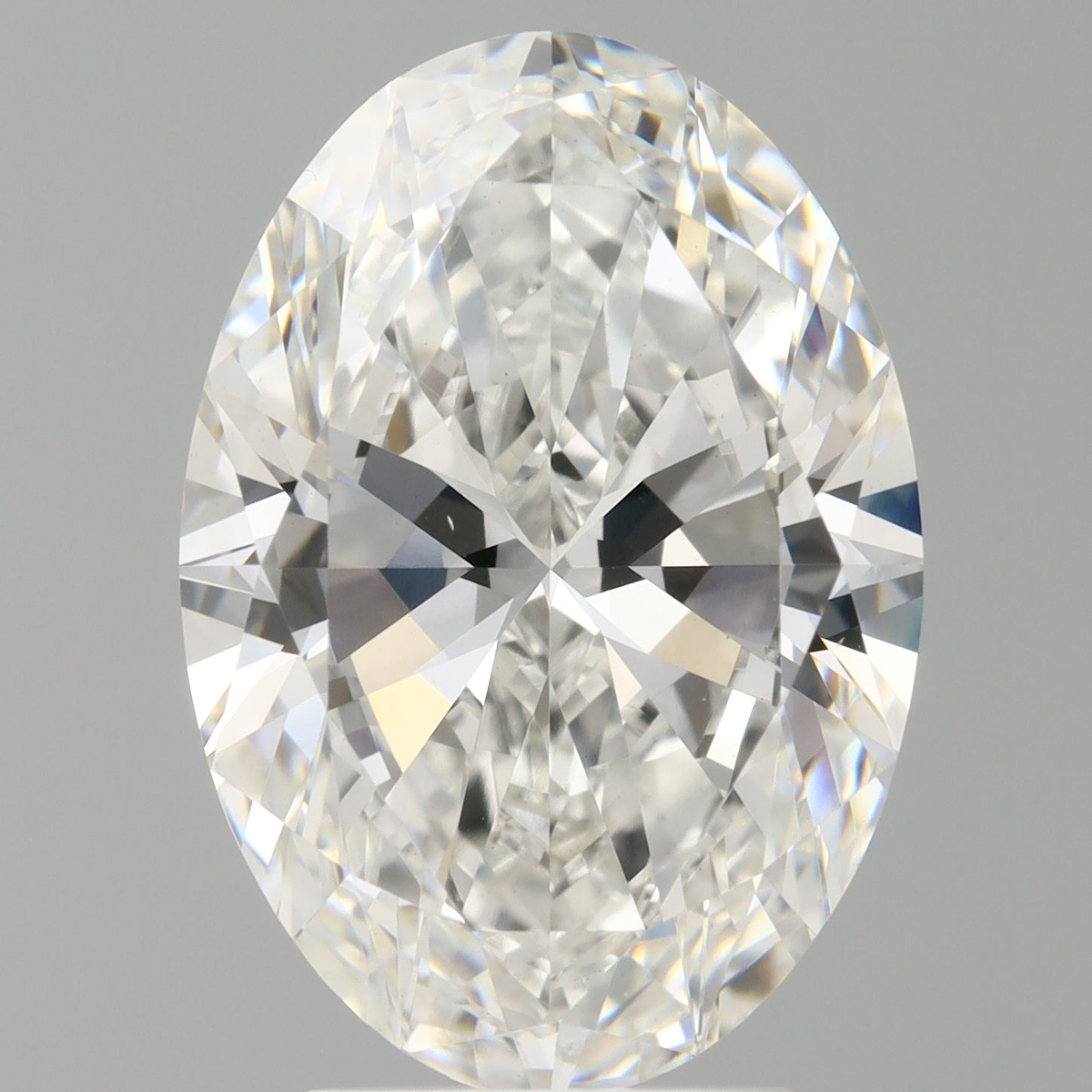4.03 Carat Oval Shaped, Ideal Cut, F Color, VVS2 Clarity, IGI Certified Lab Grown Diamond