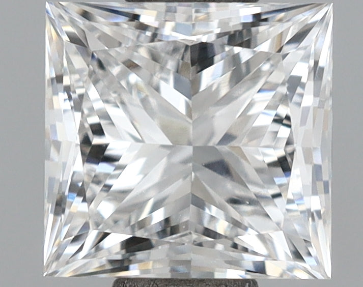 1.00 Carat Princess Shaped, Ideal Cut, D Color, VS1 Clarity, IGI Certified Lab Grown Diamond