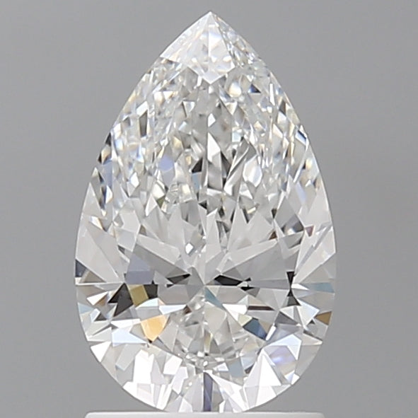 1.53 Carat Pear Shaped, Ideal Cut, E Color, VVS2 Clarity, IGI Certified Lab Grown Diamond
