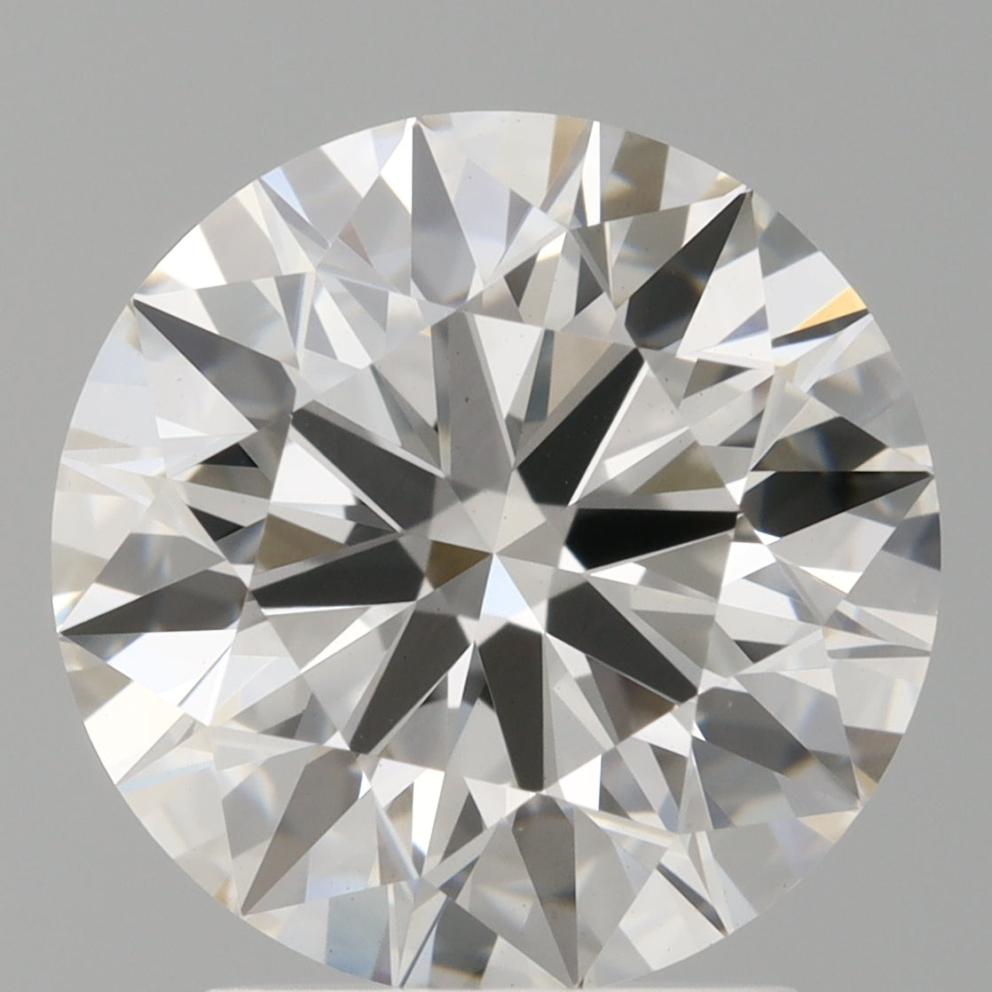 2.59 Carat Round Shaped, Ideal Cut, F Color, VVS2 Clarity, IGI Certified Lab Grown Diamond
