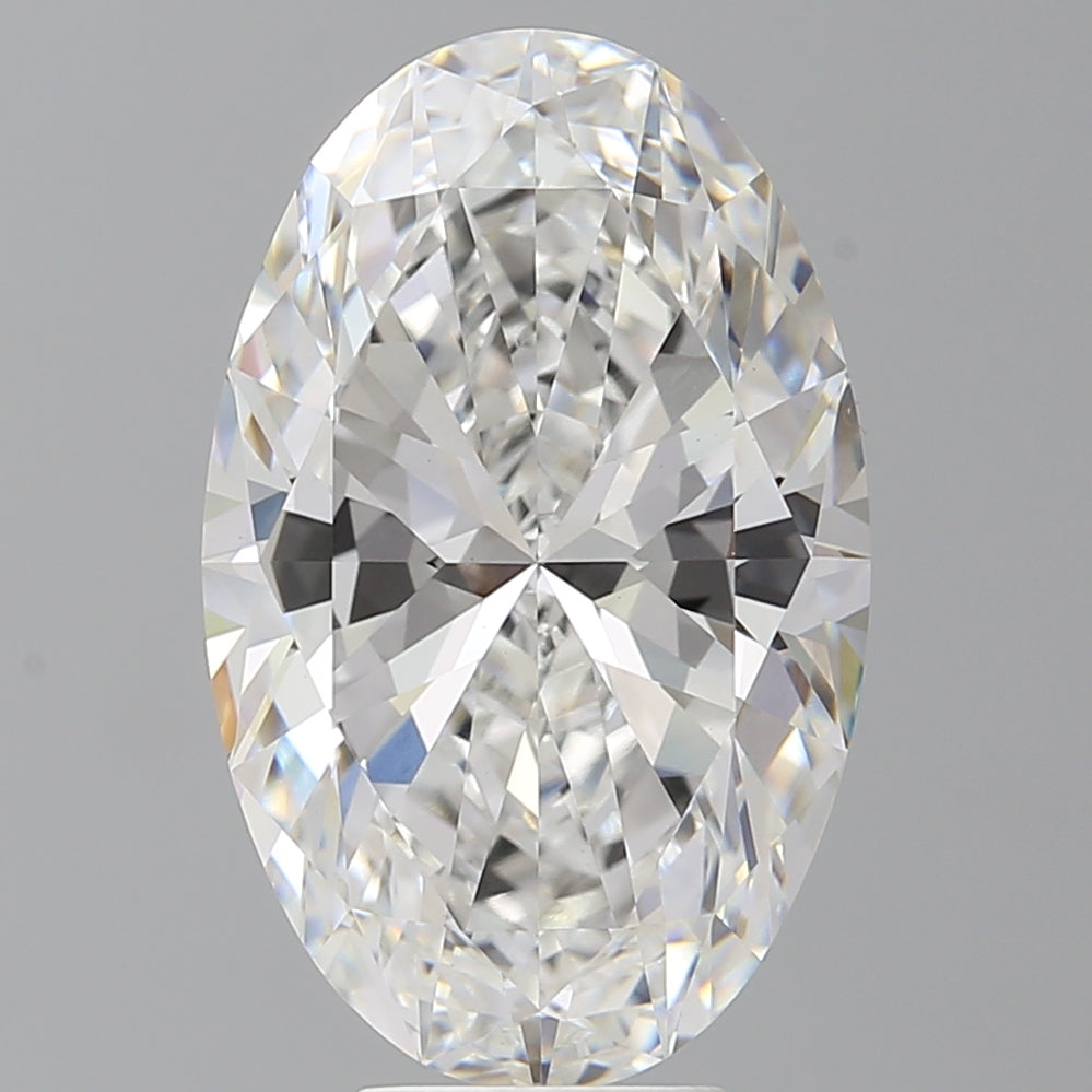 7.59 Carat Oval Shaped, Ideal Cut, E Color, VVS2 Clarity, IGI Certified Lab Grown Diamond