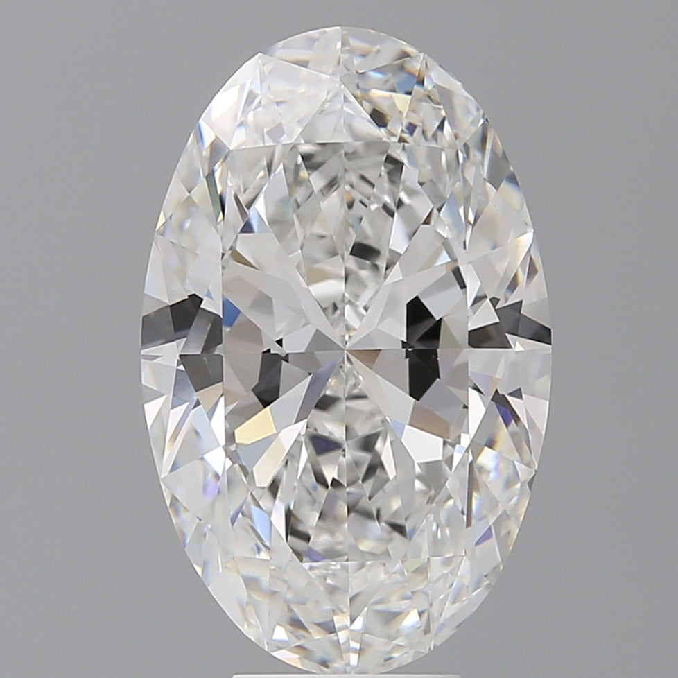 7.10 Carat Oval Shaped, Ideal Cut, E Color, VVS2 Clarity, IGI Certified Lab Grown Diamond