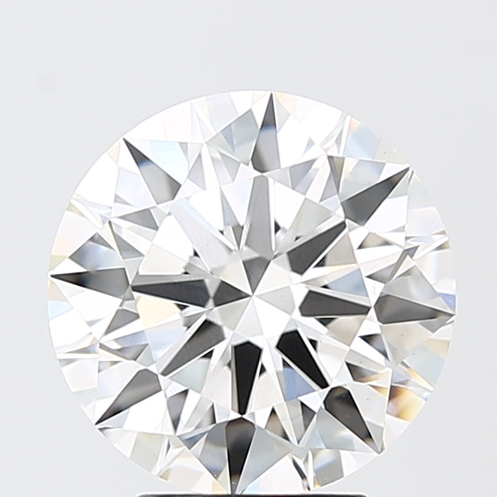 4.05 Carat Round Shaped, Ideal Cut, F Color, VVS2 Clarity, IGI Certified Lab Grown Diamond