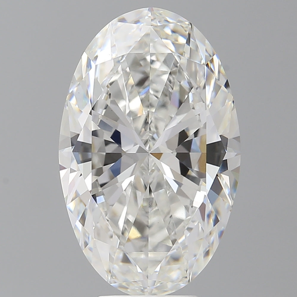 7.58 Carat Oval Shaped, Excellent Cut, F Color, VS1 Clarity, IGI Certified Lab Grown Diamond
