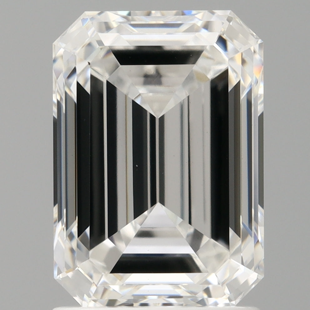 2.02 Carat Emerald Shaped, Ideal Cut, E Color, VS1 Clarity, IGI Certified Lab Grown Diamond