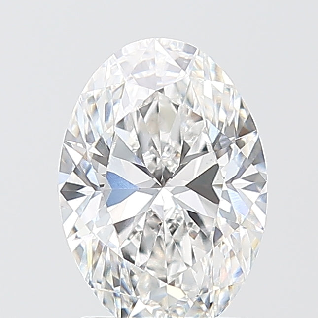 1.58 Carat Oval Shaped, Ideal Cut, D Color, VVS2 Clarity, IGI Certified Lab Grown Diamond