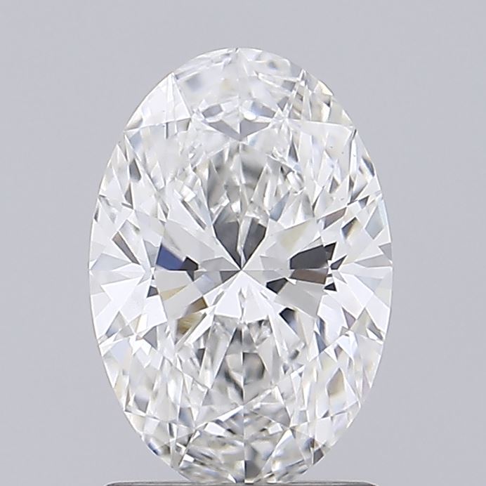 1.55 Carat Oval Shaped, Ideal Cut, E Color, VS1 Clarity, IGI Certified Lab Grown Diamond
