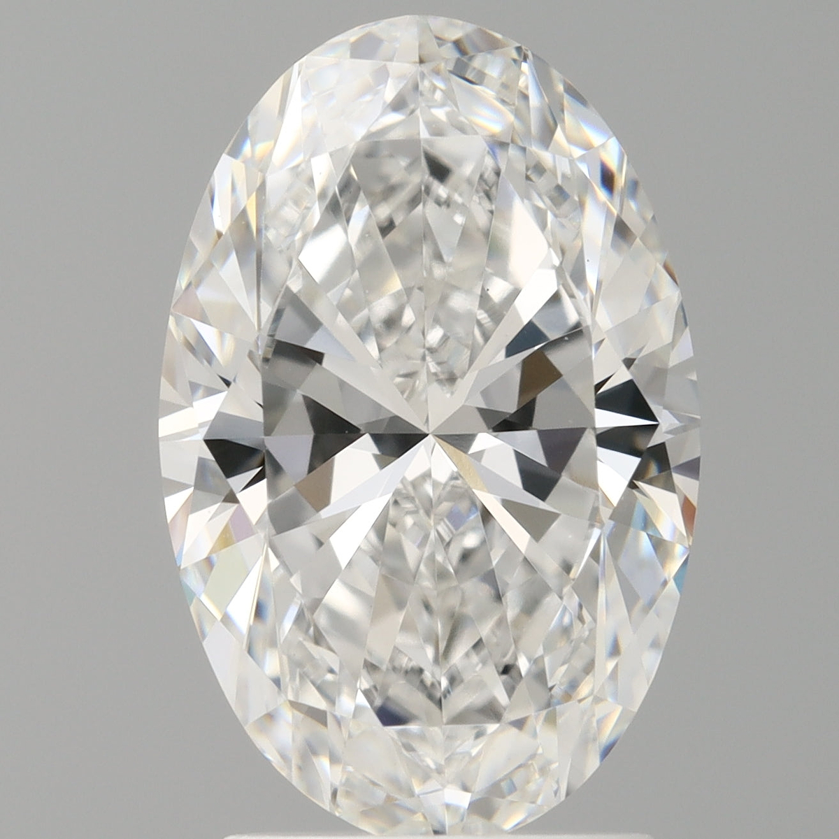 2.54 Carat Oval Shaped, Ideal Cut, E Color, VVS2 Clarity, IGI Certified Lab Grown Diamond