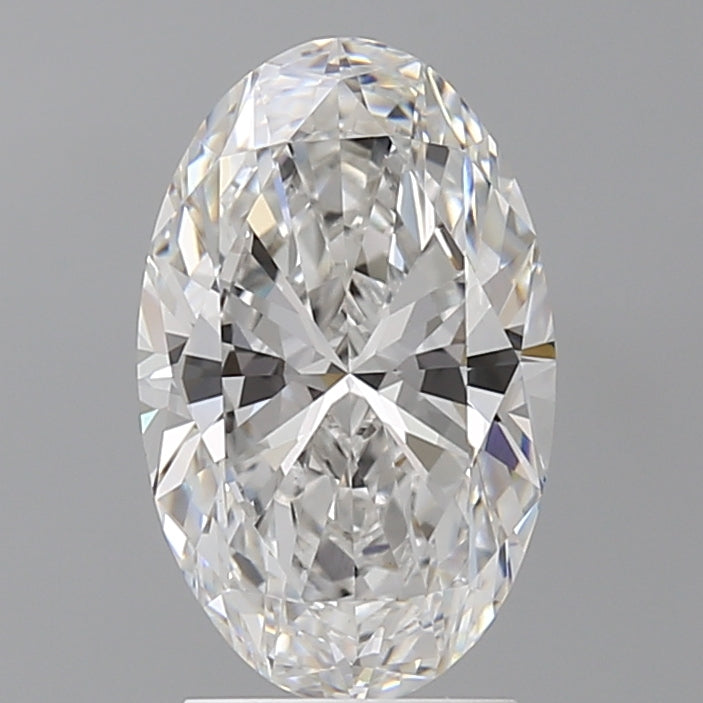 2.58 Carat Oval Shaped, Ideal Cut, E Color, VVS2 Clarity, IGI Certified Lab Grown Diamond