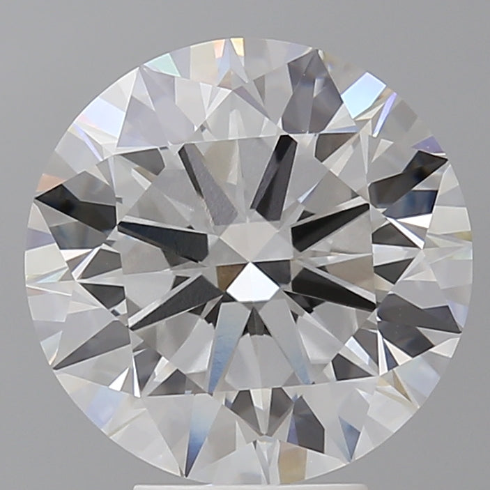 5.57 Carat Round Shaped, Excellent Cut, E Color, VVS2 Clarity, IGI Certified Lab Grown Diamond