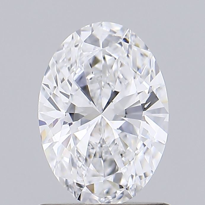 0.93 Carat Oval Shaped, Ideal Cut, D Color, IF Clarity, IGI Certified Lab Grown Diamond