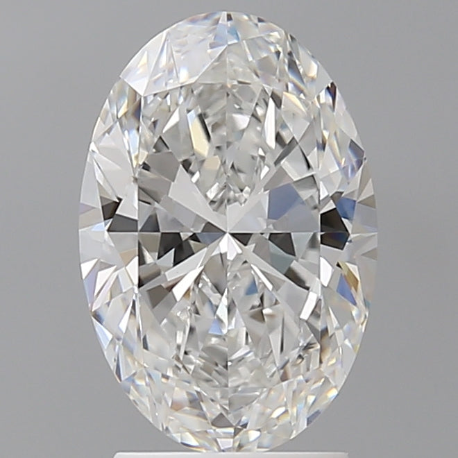 2.60 Carat Oval Shaped, Ideal Cut, E Color, VVS2 Clarity, IGI Certified Lab Grown Diamond
