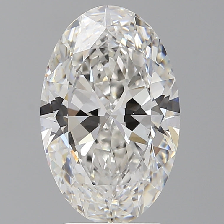 3.50 Carat Oval Shaped, Ideal Cut, E Color, VVS2 Clarity, IGI Certified Lab Grown Diamond