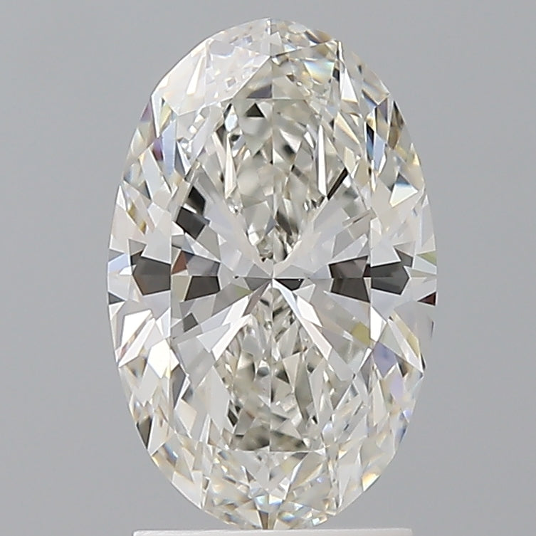 2.06 Carat Oval Shaped, Ideal Cut, G Color, VVS2 Clarity, IGI Certified Lab Grown Diamond