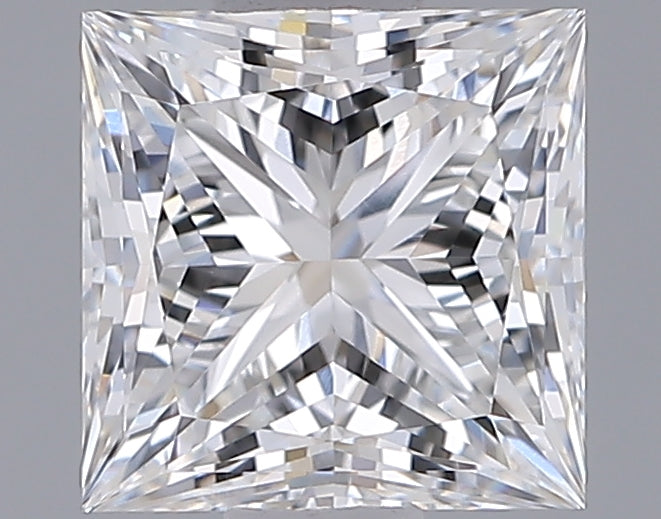 1.28 Carat Princess Shaped, Ideal Cut, E Color, VVS1 Clarity, IGI Certified Lab Grown Diamond