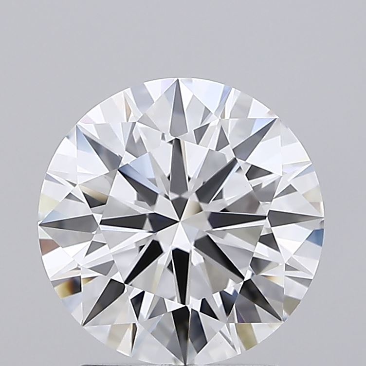 2.21 Carat Round Shaped, Ideal Cut, E Color, IF Clarity, IGI Certified Lab Grown Diamond